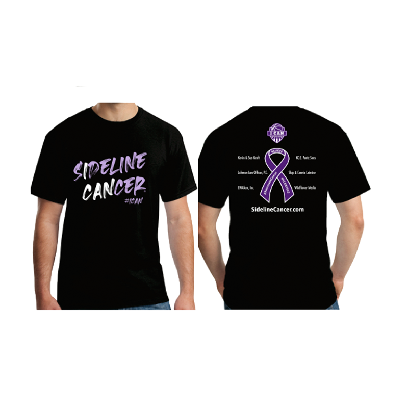 Træts webspindel dal privilegeret Sideline Cancer® T-shirt (Black) | The Griffith Family Foundation
